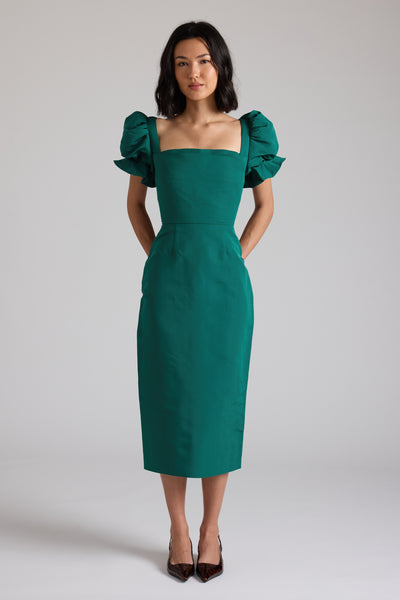 Rose Dress Evergreen – Damaris Bailey