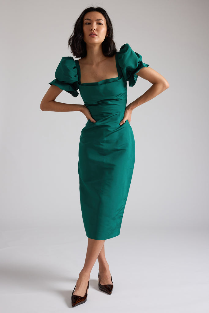 Rose Dress Evergreen Damaris Bailey Rose Dress Evergreen Damaris Bailey